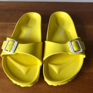Yellow Birkenstock’s